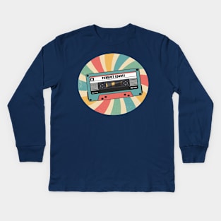 parquet courts retro Kids Long Sleeve T-Shirt